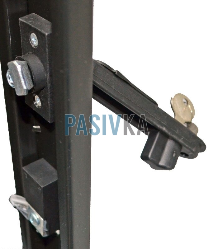 Шкаф серверный 45U глубина 1055 мм перфорированные двери (66%) черный CMS UA-MGSE45610MPB, фото 7