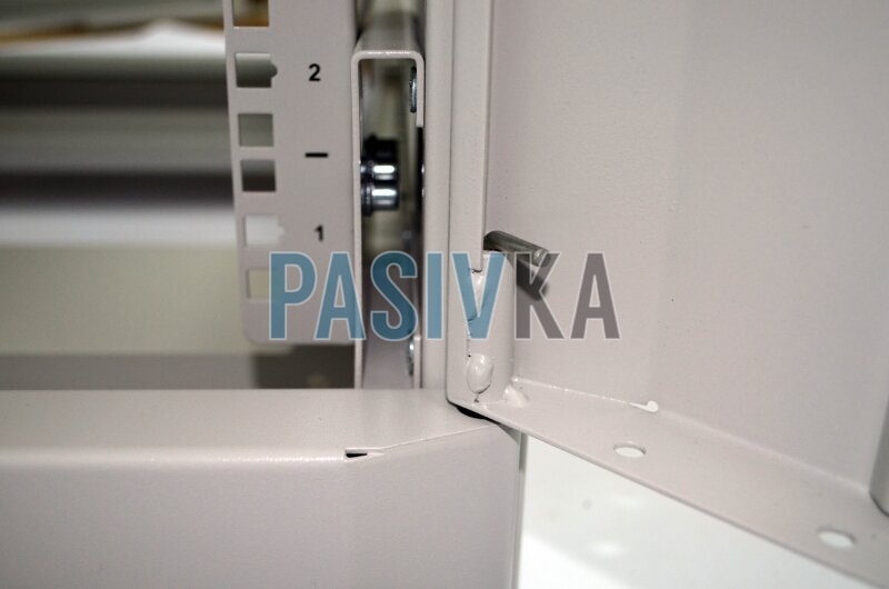 Шкаф напольный монтажный 45U глубина 865 мм серый UA-MGSE4588MG, фото 11