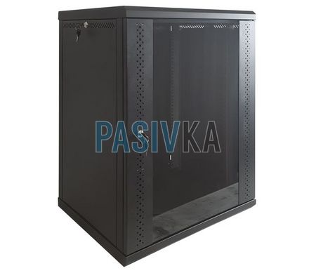Серверный шкаф 12U 19" глубина 350 мм черный ESR ES-Е1235B, фото 1