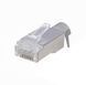Конектор&nbsp;прохідний cat.6a екранований FTP RJ45 W&T&nbsp;WT-6081-EZ, фото 2