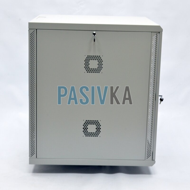 Настенный серверный шкаф 18U 19" глубина 800 мм акрил серый CMS UA-MGSWA188G, фото 5