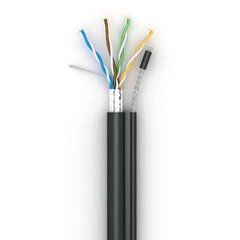 Lan кабель наружный c тросом S/FTP категория 5e 4x2x0.51 бухта 500 м OK-Net 49965m500, фото 1