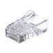 Конектор прохідний RJ-45 8P8C UTP cat.6 упаковка 100 шт W&T WT-6086C-CAT.6, фото 2