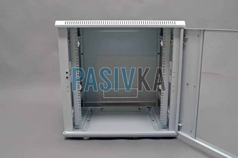 Настінна серверна шафа 9U 19" глибина 500 мм сірий CMS UA-MGSW95G, фото 4
