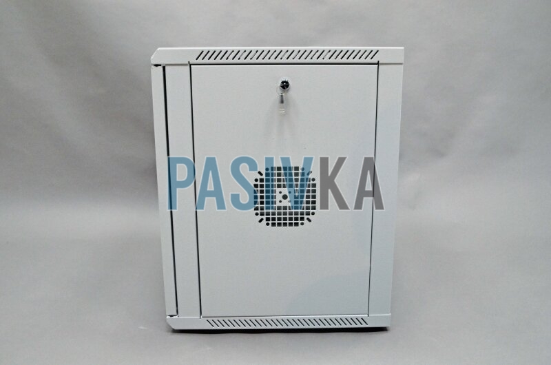 Телекоммуникационный настенный шкаф 9U 19" глубина 500 мм серый CMS UA-MGSW95G, фото 6