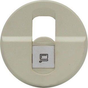 Лицевая панель компьютерной розетки RJ45 Legrand Celiane слоновая кость 66235, фото 1