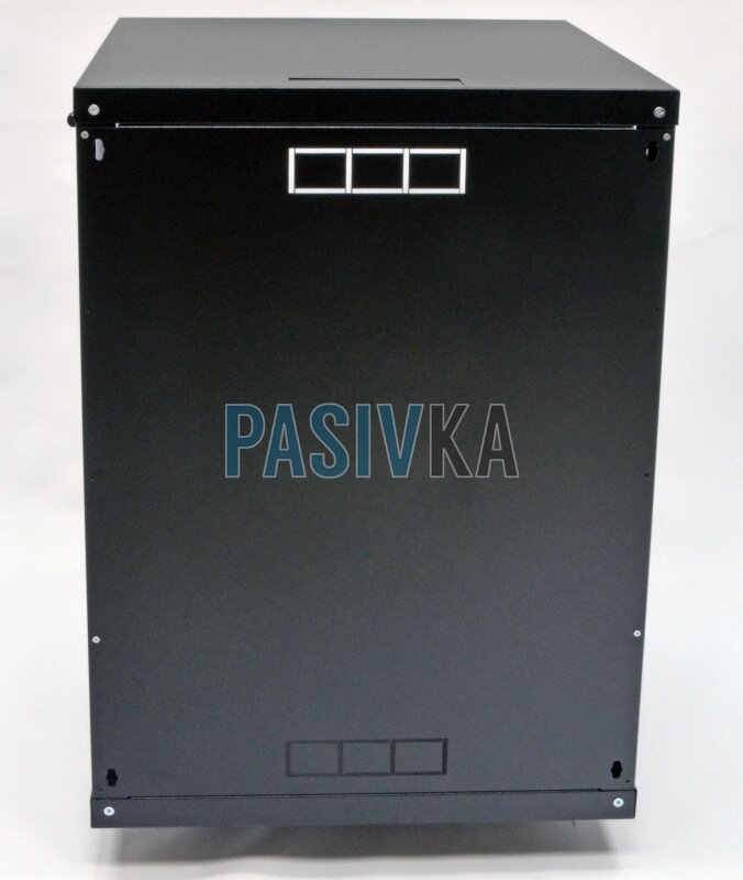 Шкаф 18U 19" глубина 600 мм акрил черный CMS UA-MGSWA186B, фото 3