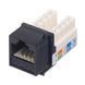 Модуль KeyStone RJ45 UTP cat.6a Slim чорний EPNew GKTVM-U0BK, фото 1