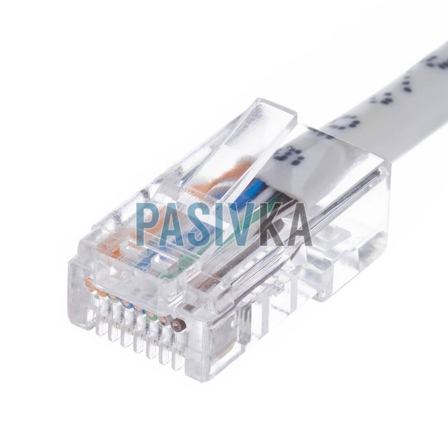 Проходной коннектор RJ-45 8P8C UTP cat.5e упаковка 100 шт Kingda KD-PG8032-C5E, фото 6