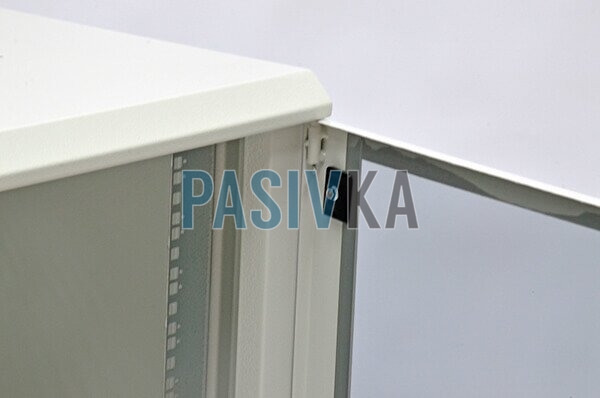 Комутаційна настінна шафа 12U 19" глибина 450 мм сірий Mepsan Mini Cabinet MC12U6045GS-GR, фото 4