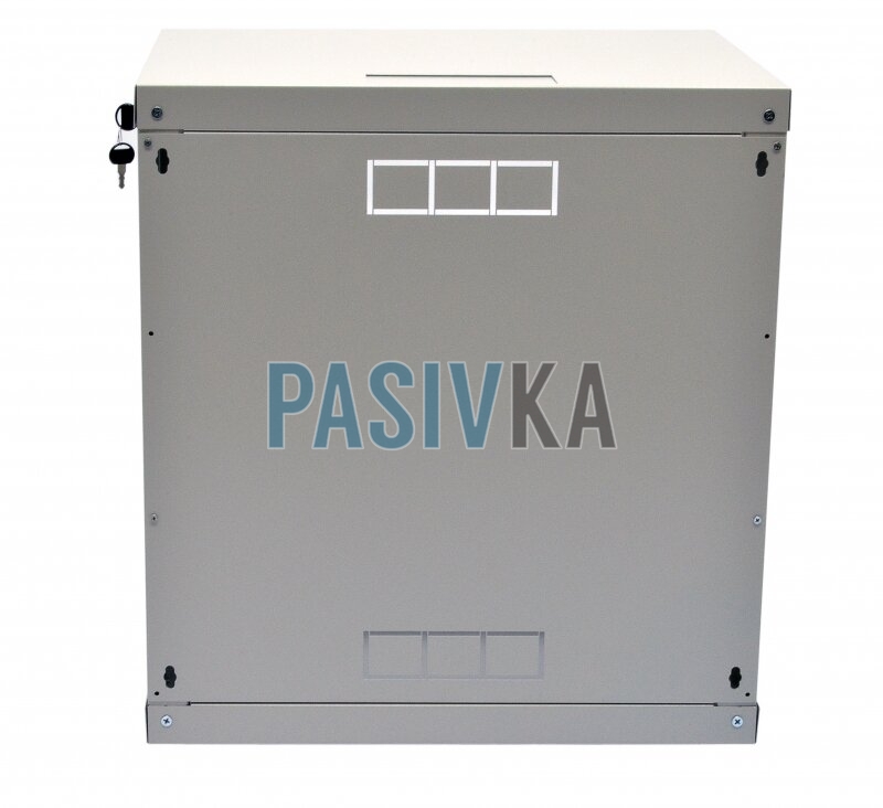 Телекоммуникационный настенный шкаф 12U 19" глубина 350 мм акрил серый CMS UA-MGSWA1235G, фото 6