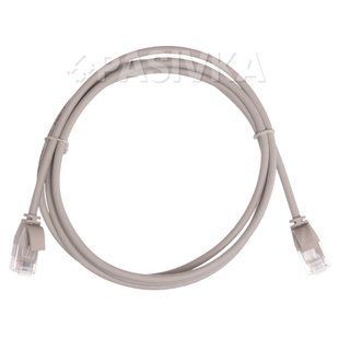 Патч-корд 1,5 м UTP cat.6a сірий Slim LSZH L&W PC0027-C6A-150-8L, фото 1