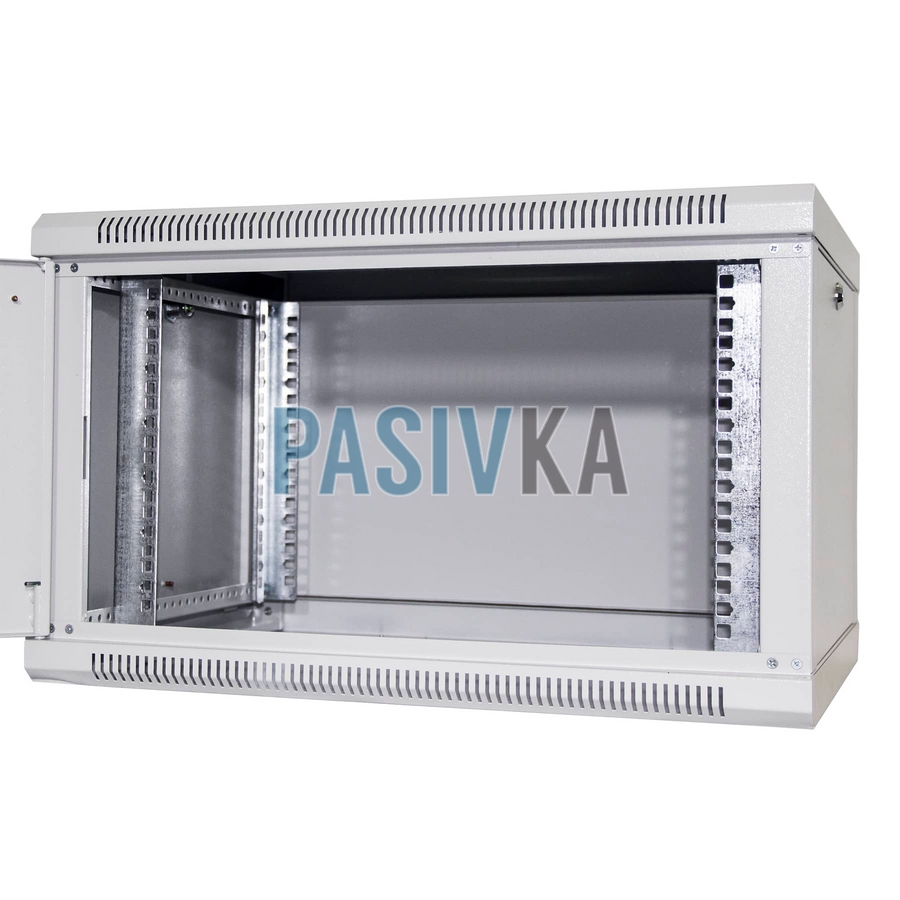 Серверный настенный шкаф 6U 19" глубина 350 мм Pasivka PAS-635G, фото 4