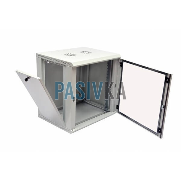 Шкаф серверный настенный 15U 19" глубина 650 мм серый Mepsan Mini Cabinet MC15U6065GS-GR, фото 4