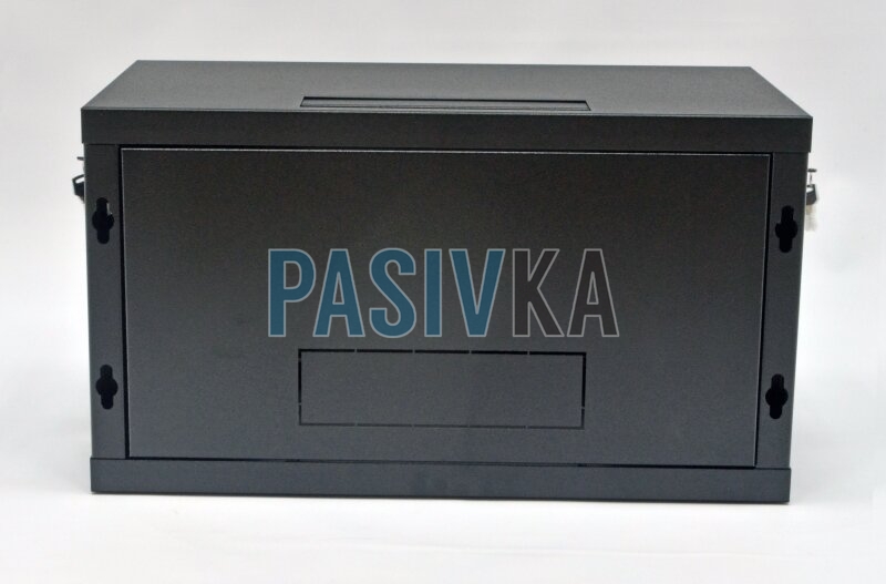 Телекоммуникационный настенный шкаф 6U 19" глубина 350 мм серый CMS UA-MGSW635G, фото 2