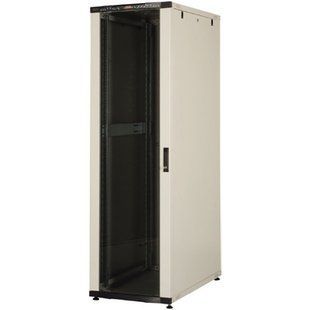 Шкаф напольный монтажный 42U глубина 1000 мм серый Hypernet CK-FNC1000-42U, фото 1