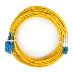 Патч-корд оптический SC/UPC-LC/UPC SM 40м Duplex UPC-40SCLC(SM)D(ON), фото 1