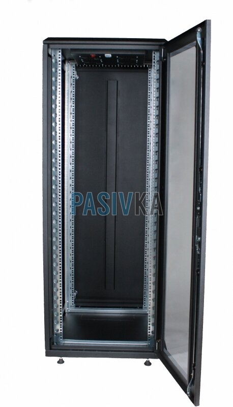 Шкаф напольный монтажный 20U глубина 800 мм черный Mepsan Standard Rack Cabinet SRC20U6080GS-BK, фото 3