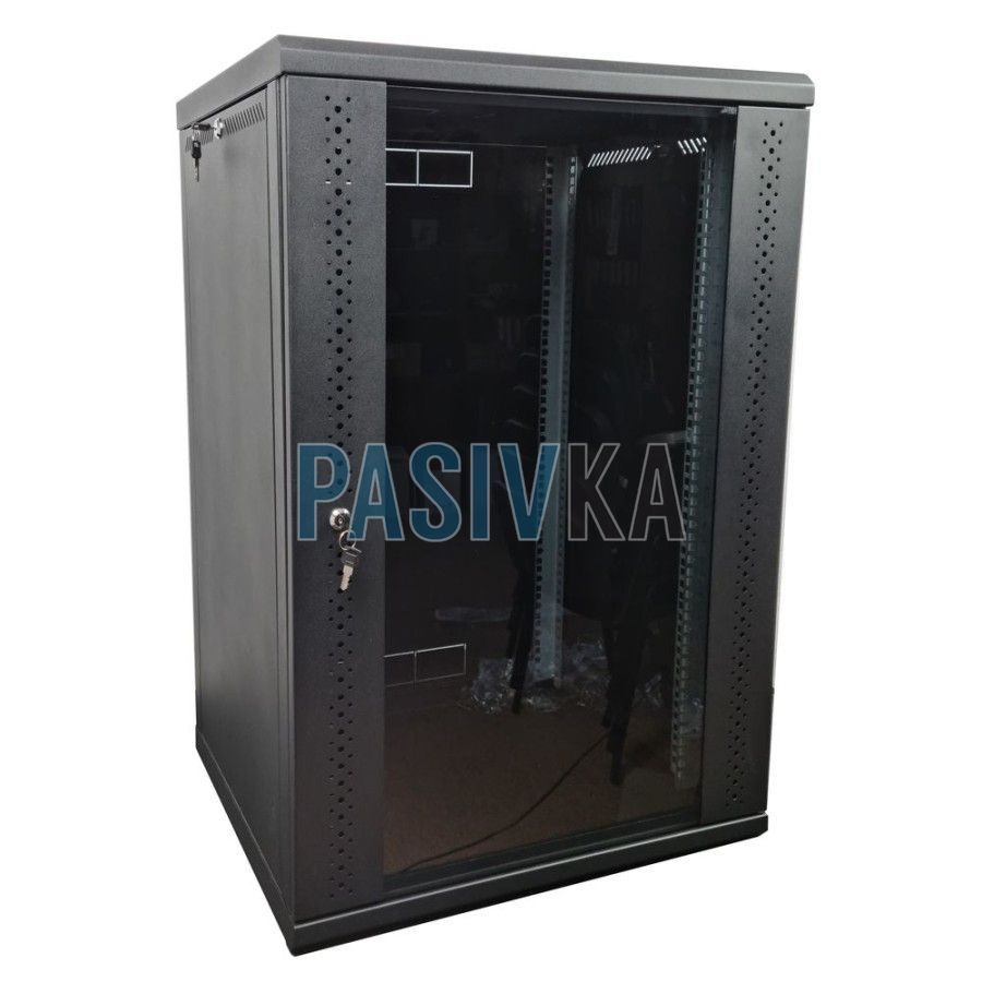 Серверный шкаф 21U 19" глубина 600 мм черный ESR ES-Е2160B, фото 2