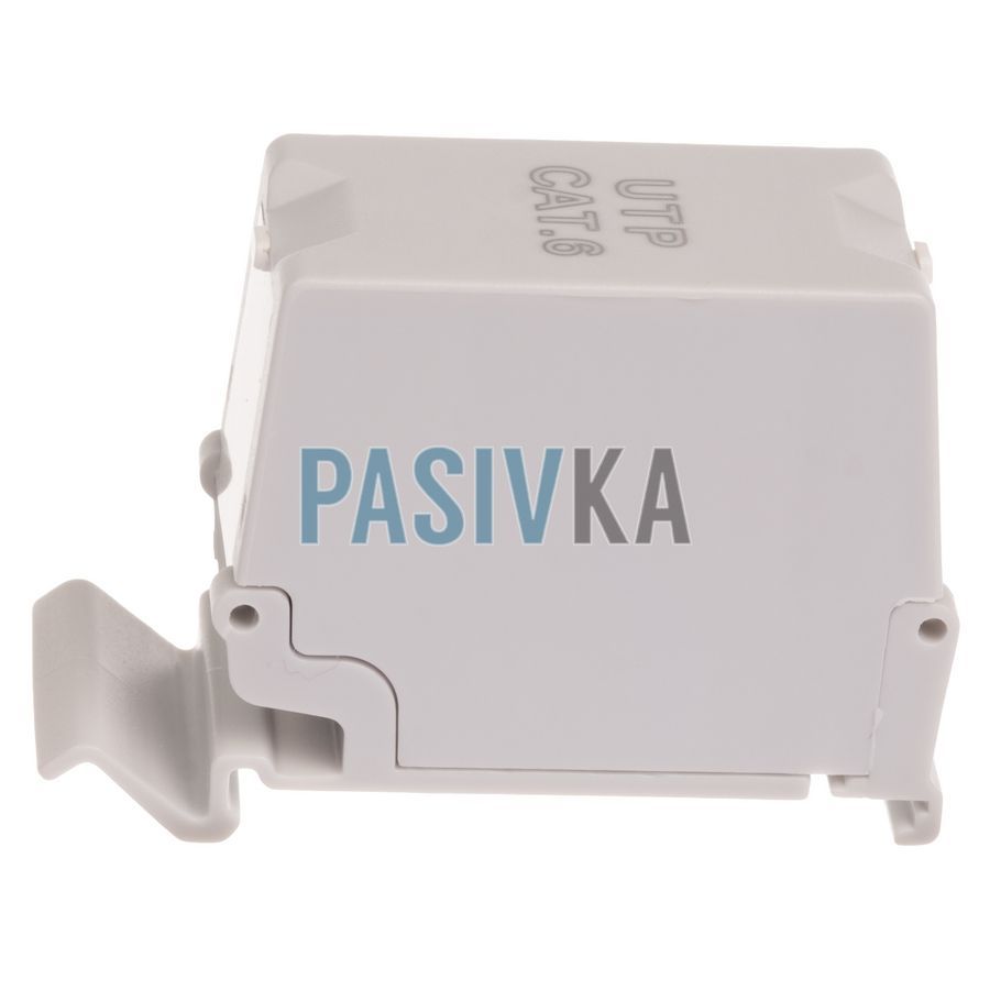 Модуль RJ45-RJ45 UTP cat.6 монтаж на DIN рейку W&T WT-2709A-UTP-CAT.6, фото 3