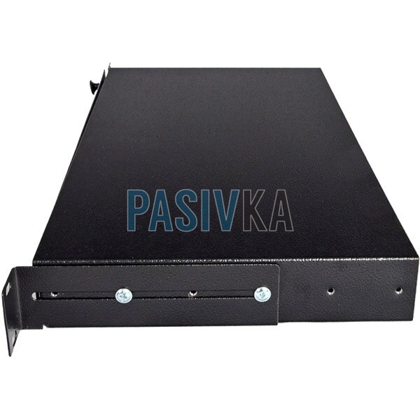 Патч-панель 24 порта під 12 адаптерів SC Duplex/LC Quad 1U чорна UA-FOP12SCD-B, фото 2