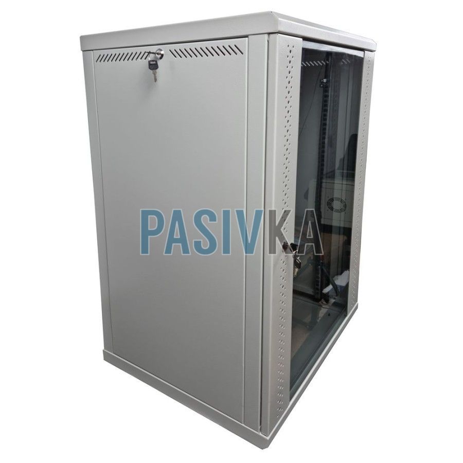 Серверный шкаф 21U 19" глубина 600 мм серый ESR ES-Е2160G, фото 10