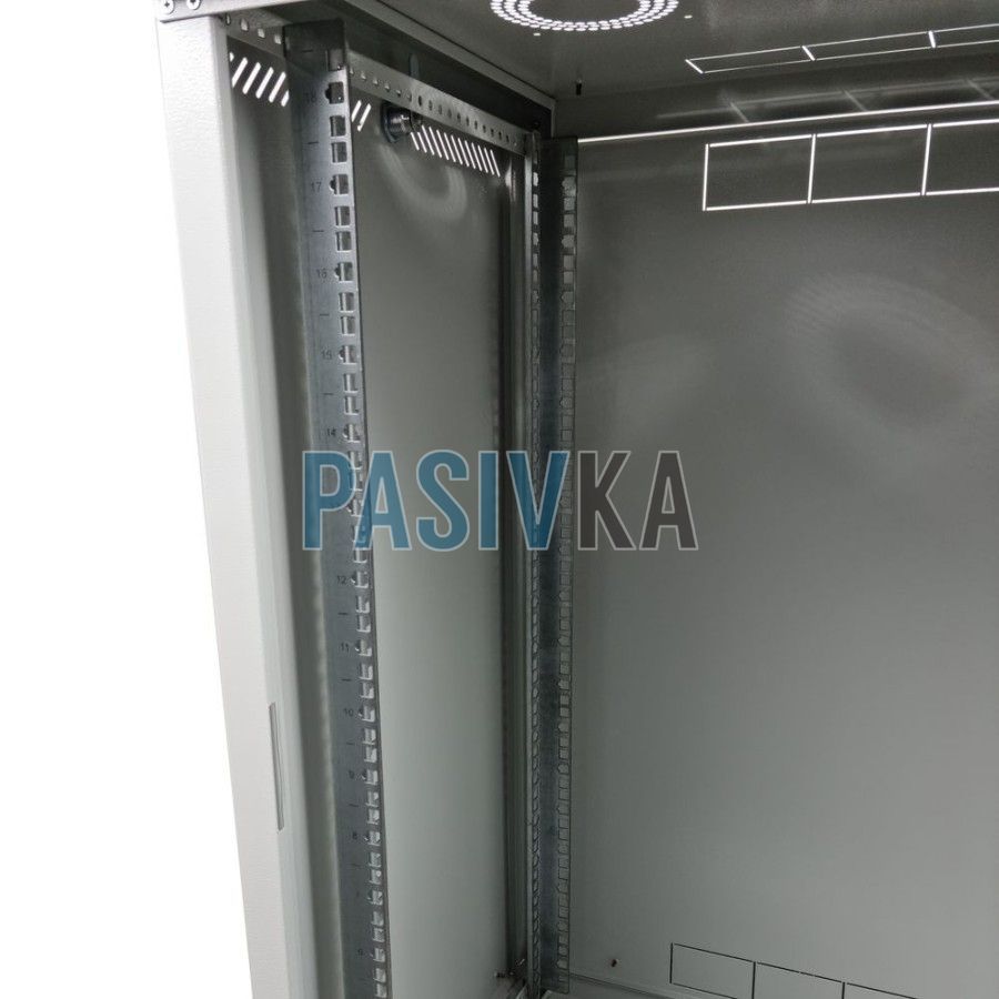Серверный шкаф 21U 19" глубина 600 мм серый ESR ES-Е2160G, фото 9