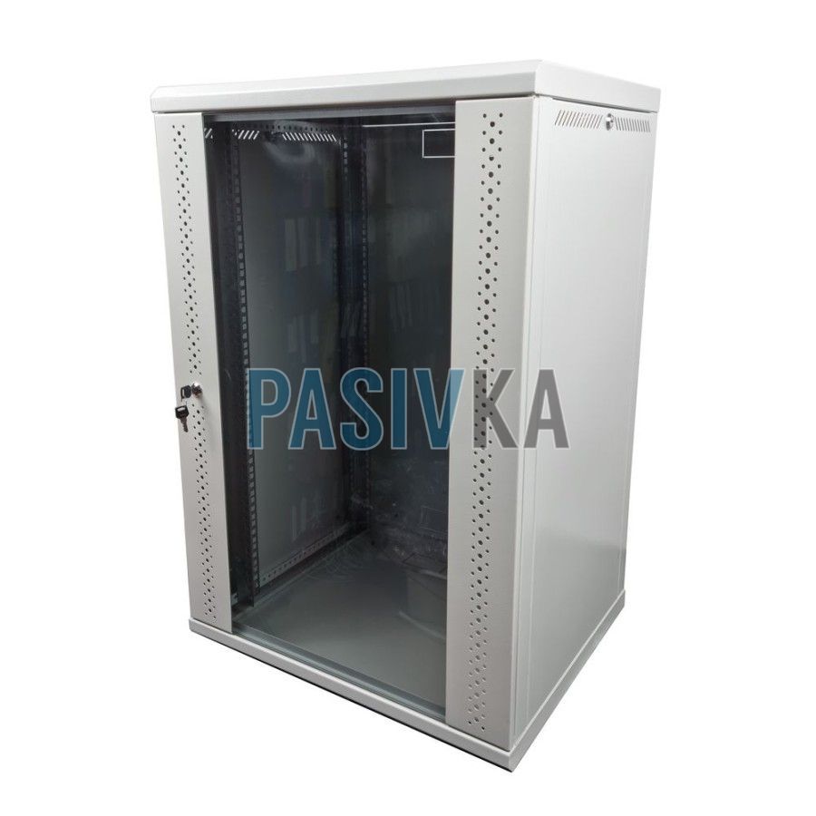 Серверный шкаф 21U 19" глубина 600 мм серый ESR ES-Е2160G, фото 3