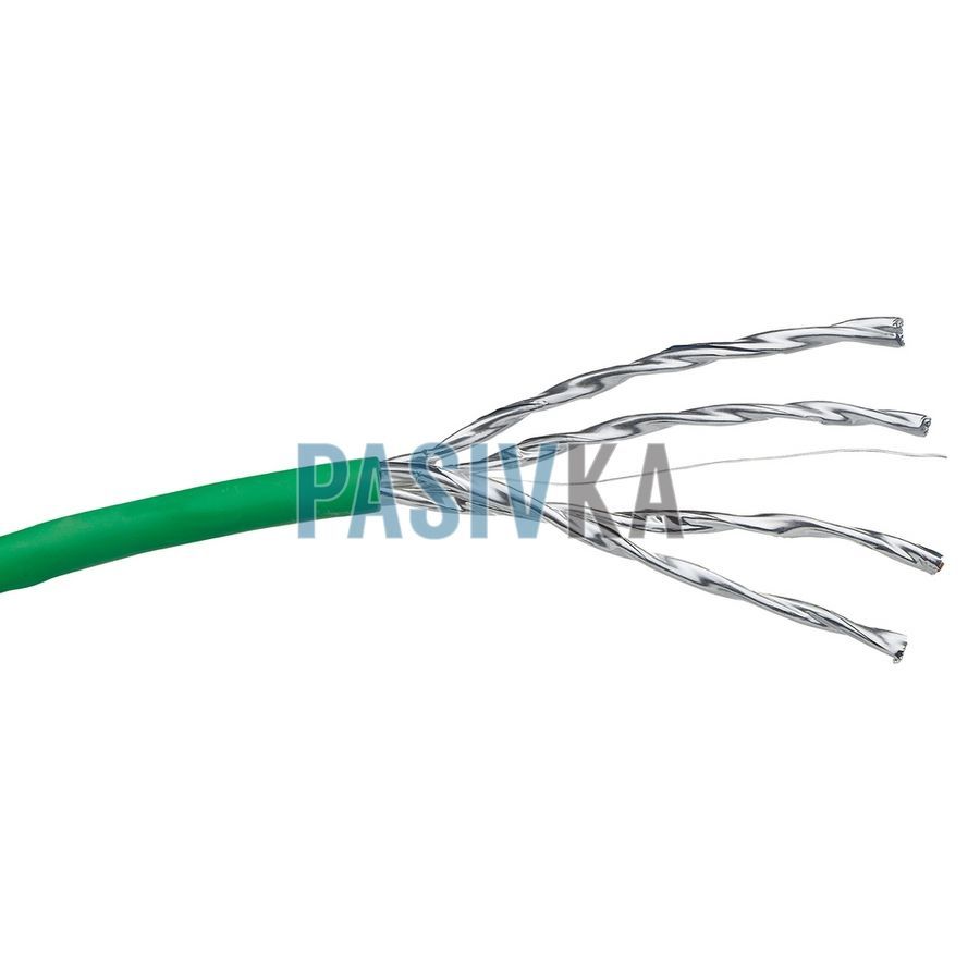 Кабель вита пара S/FTP cat.7 LSOH бухта 1000 м зелений Corning UU008185157, фото 2