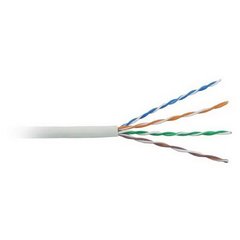 Ethernet кабель U/UTP категория 5e 4x2x0.50 биметалл бухта 305 м KLM UTP4-C5e-SOLID CCA, фото 1