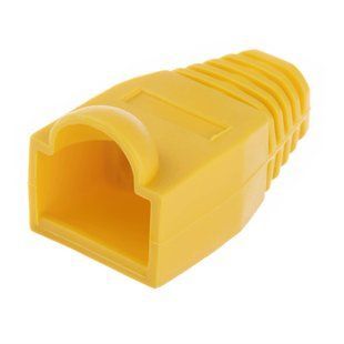 Ізолюючі ковпачки RJ-45 жовтий 100 шт W&T WT-2039 YELLOW, фото 1