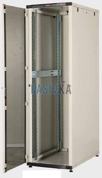 Шкаф серверный напольный 22U глубина 1000 мм серый Hypernet CK-FNC1000-22U, фото 2