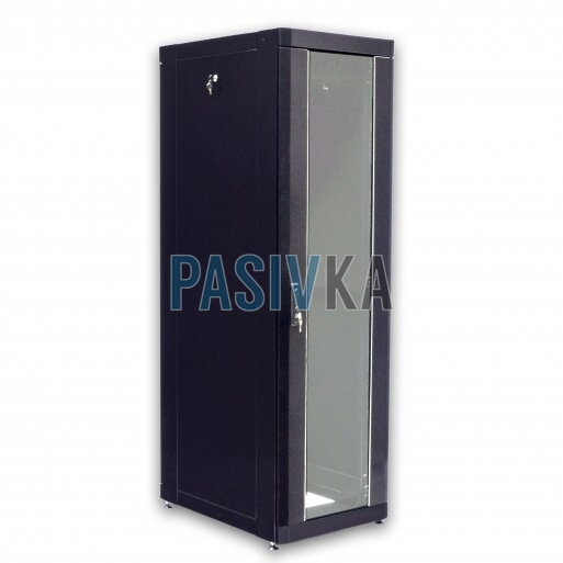 Шкаф серверный напольный 42U глубина 865 мм черный CMS UA-MGSE4268MB, фото 1