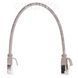 Патч-корд U/FTP 0,2 м cat.6a сірий 32AWG Slim LSZH L&W LW-PC0052-C6A-020-8L, фото 1