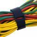 Стяжка на липучці хомут (Velcro) 300x20 мм 10 шт чорна W&T Cable Tie-20mm*30cm, фото 5