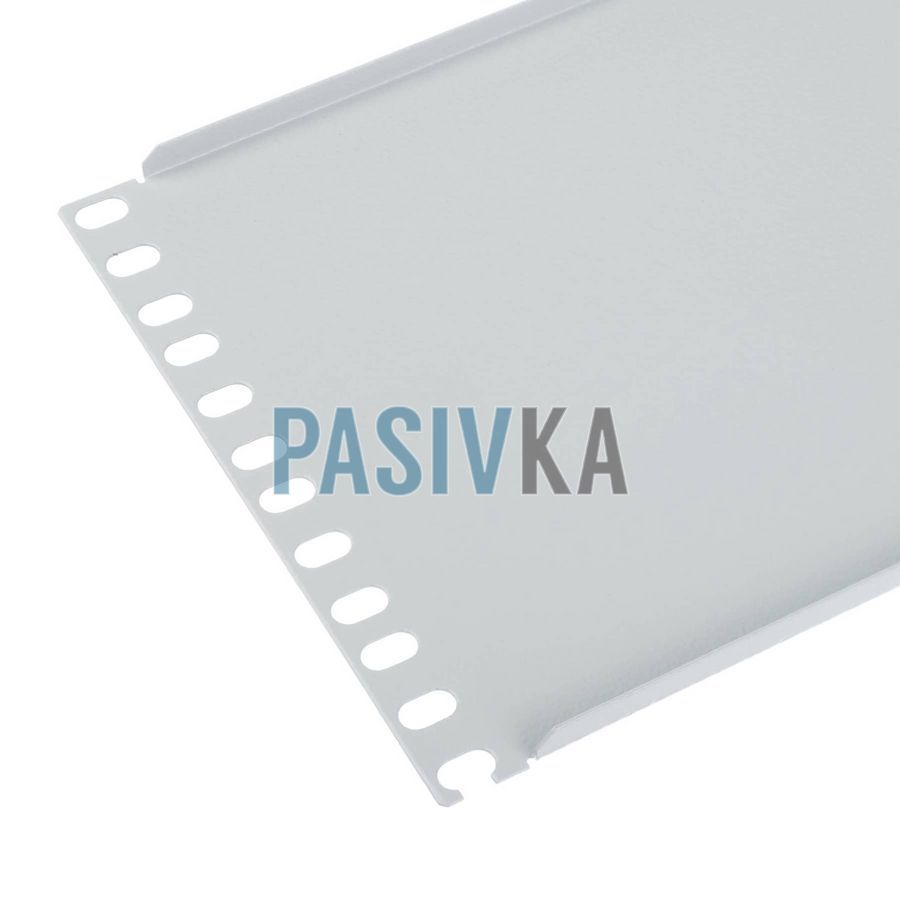 Заглушка 19" 3U сіра W&T PAS-P-3U-G, фото 3