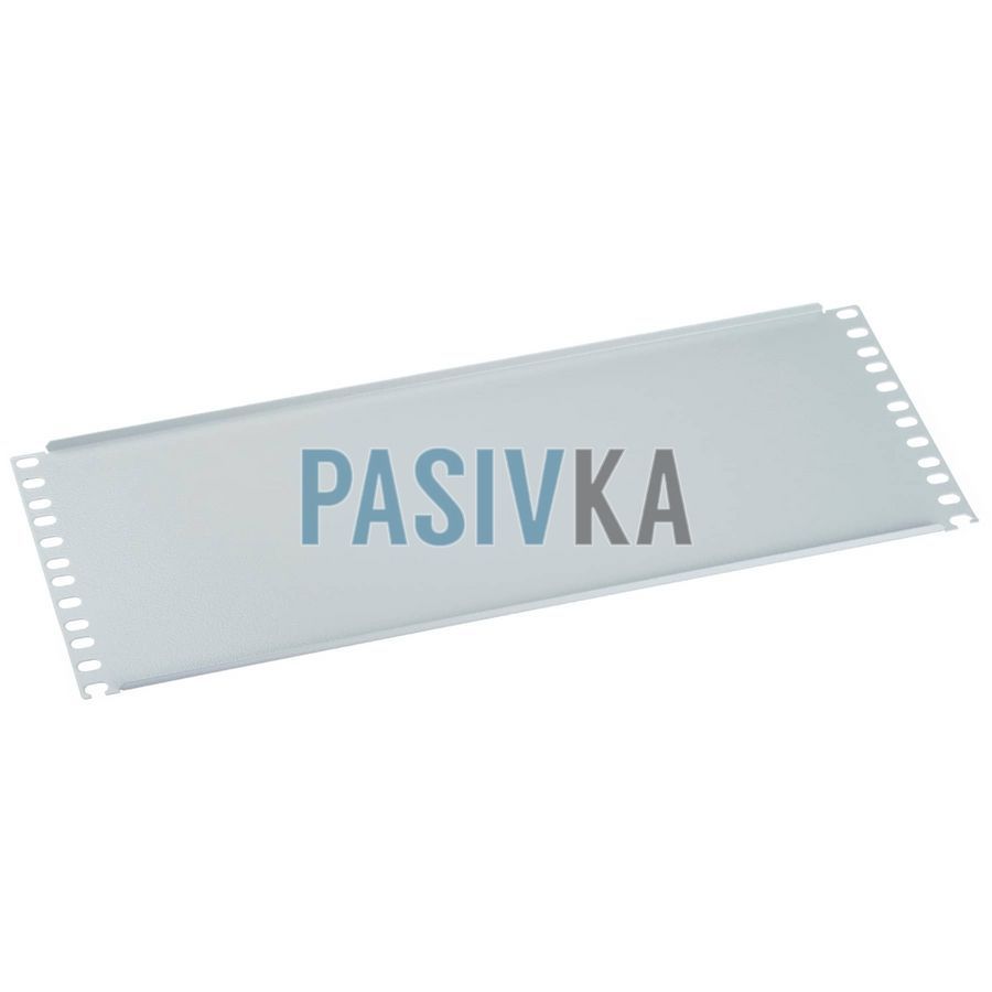 Заглушка 19" 3U сіра W&T PAS-P-3U-G, фото 2