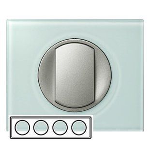 Рамка на 4 поста смальта белая глина Legrand Celiane 69314, фото 1