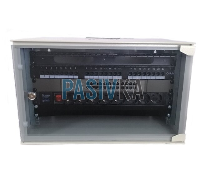 Настенный серверный шкаф 9U 19" глубина 400 мм ESR WT-2293-9U, фото 3