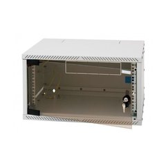 Телекоммуникационный настенный шкаф 6U 19" глубина 400 мм серый Triton RXA-06-AS4-CAX-A1, фото 1