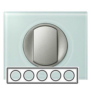 Рамка на 5 постов смальта белая глина Legrand Celiane 69320, фото 1