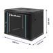 Шкаф серверный настенный 9U 19" глубина 450 мм черный Qoltec Q54463, фото 4