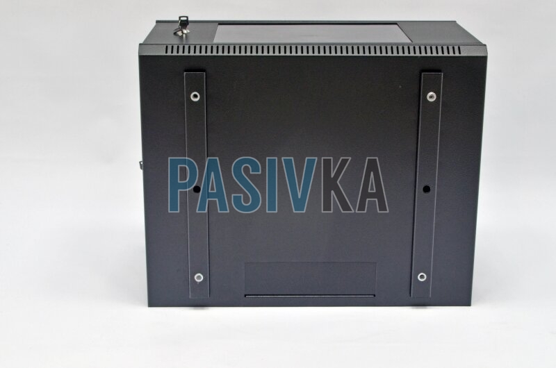 Серверный настенный шкаф 6U 19" глубина 500 мм черный CMS UA-MGSW65B, фото 2